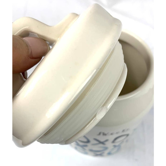 Rae Dunn Magenta XOXO Indigo Sweets Canister 8.5" - Picture 7 of 9